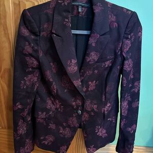 White House Black Market Floral Blazer. Size 6.